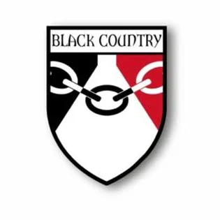 Sticker Car Motorbike Adhesive Souvenir Coat of Arms Vinyl Black Country