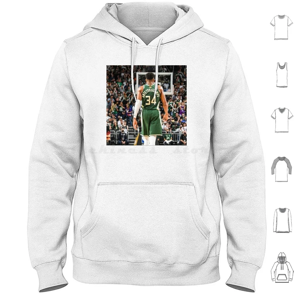 Final Hoodies Long Sleeve Giannis Antetokounmpo Antetokounmpo Illustration Basketball Ball Player Legend Popular