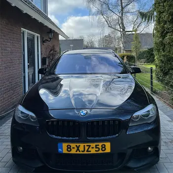 適用於BMW5系、6系、7系 E60、E61、E63、E64、F06、F07、F10、F11、F13、F01-F04 的碳纖維紋黑色側翼後視鏡蓋 10 最佳銷售 BMWE60後視鏡蓋 - №3