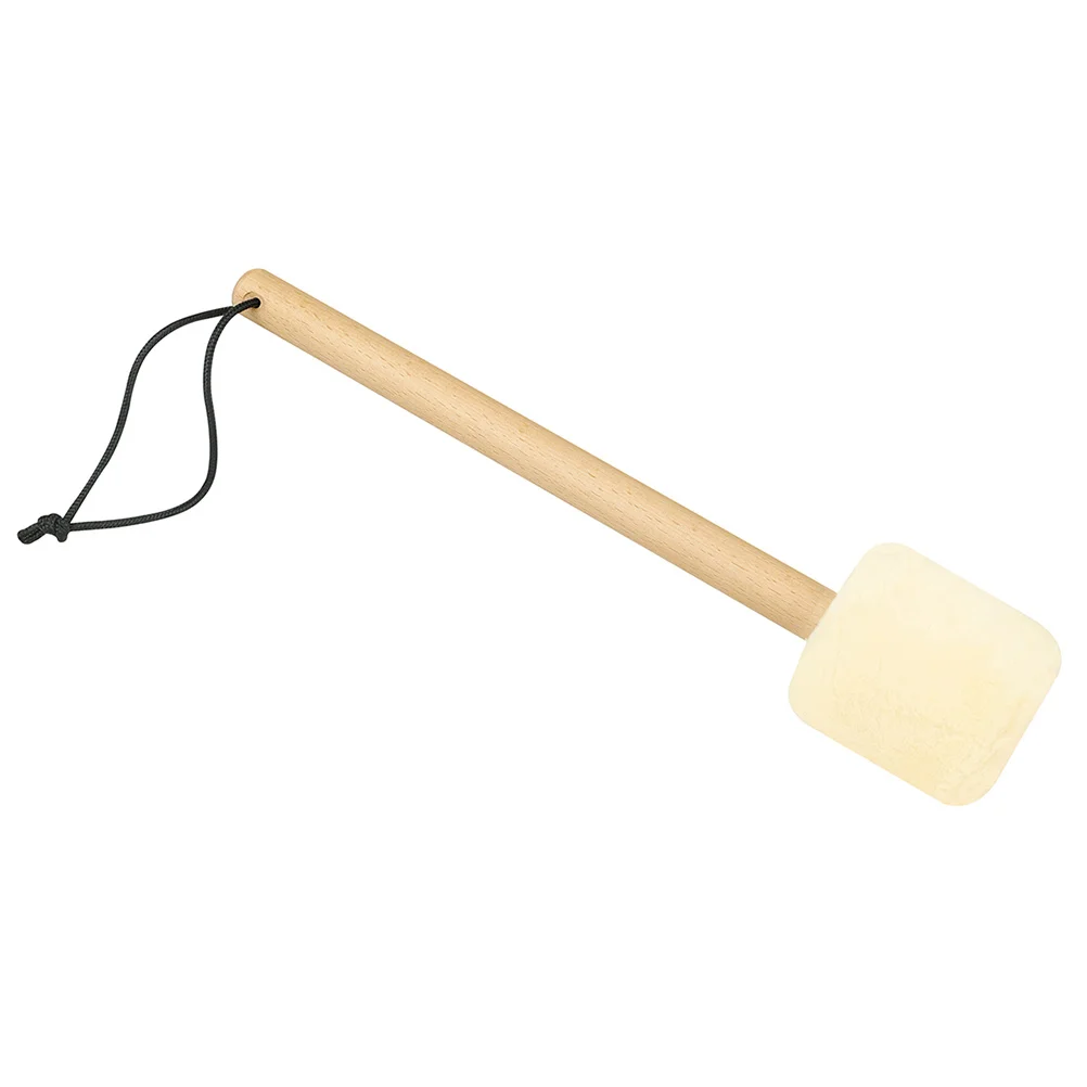

s Large Bass Drumstick Plush Wood Mallet Smooth Handle Non Skid Portable Stage Performance Percussion Instrument Part