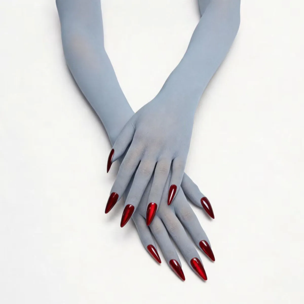 Ultradünne nahtlose Strumpfhandschuhe – 3D-Katzenaugen-Nagelabdeckungen – modische Fünf-Finger-Strumpfhandschuhe – dekorative Handschuhe – Detail 25