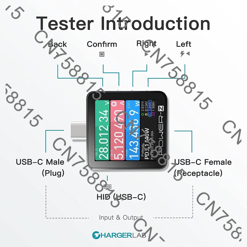 

PPS 50V 6A Range, Dual Type-C USB Capacity Tester, KM003C Charger Lab, Power Supply-Z USB PD3.1 Protocol