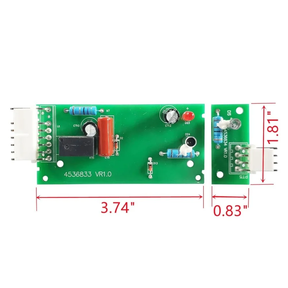 Sensor Ice Production Module 3.74 Inches Long Ice Maker Control Board Stable Performance Precise Signal Transmission