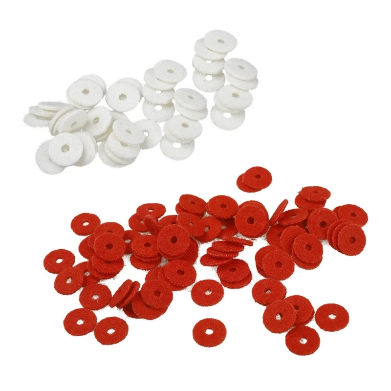 

90Pcs Piano Felt Regulating Keyboard Washers Soft Wool Felt Discs Piano Small Tuning Tools Soft Wool Felt TOP quality