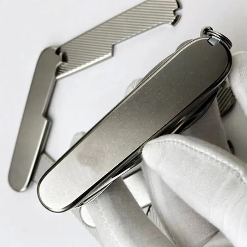 

1 пара весов с ручкой из титанового сплава для армии Victorinox 91 мм, не включая ножи