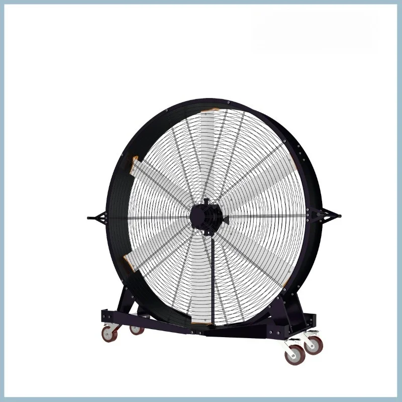 

Mobile industrial large fan, Aipu direct sales hand-pushed industrial movable with a diameter of 2 meters