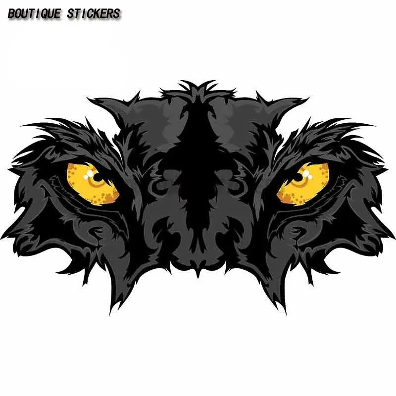 

Panther Eye Car Sticker Waterproof PVC Car Motorcycle Decoration Accessories Luggage Notebook Computer Decal