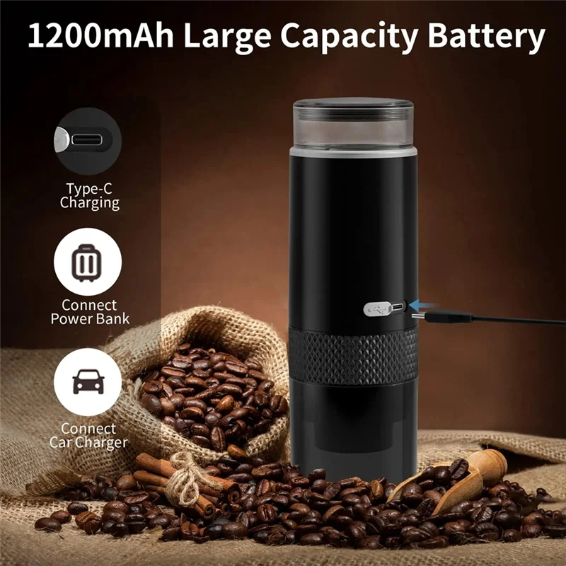

B58B-Coffee Maker Electric Capsule Ground Coffee Brewer Portable Coffee Machine Fit Coffee Powder And Coffee Capsule