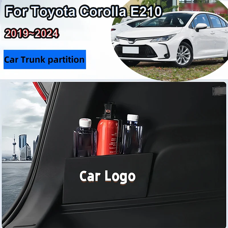 

Auto Interior Accessories for Toyota Corolla E210 2019~2024 2020 2021 Car Trunk Storage Side Partition Multifunction Storage Box