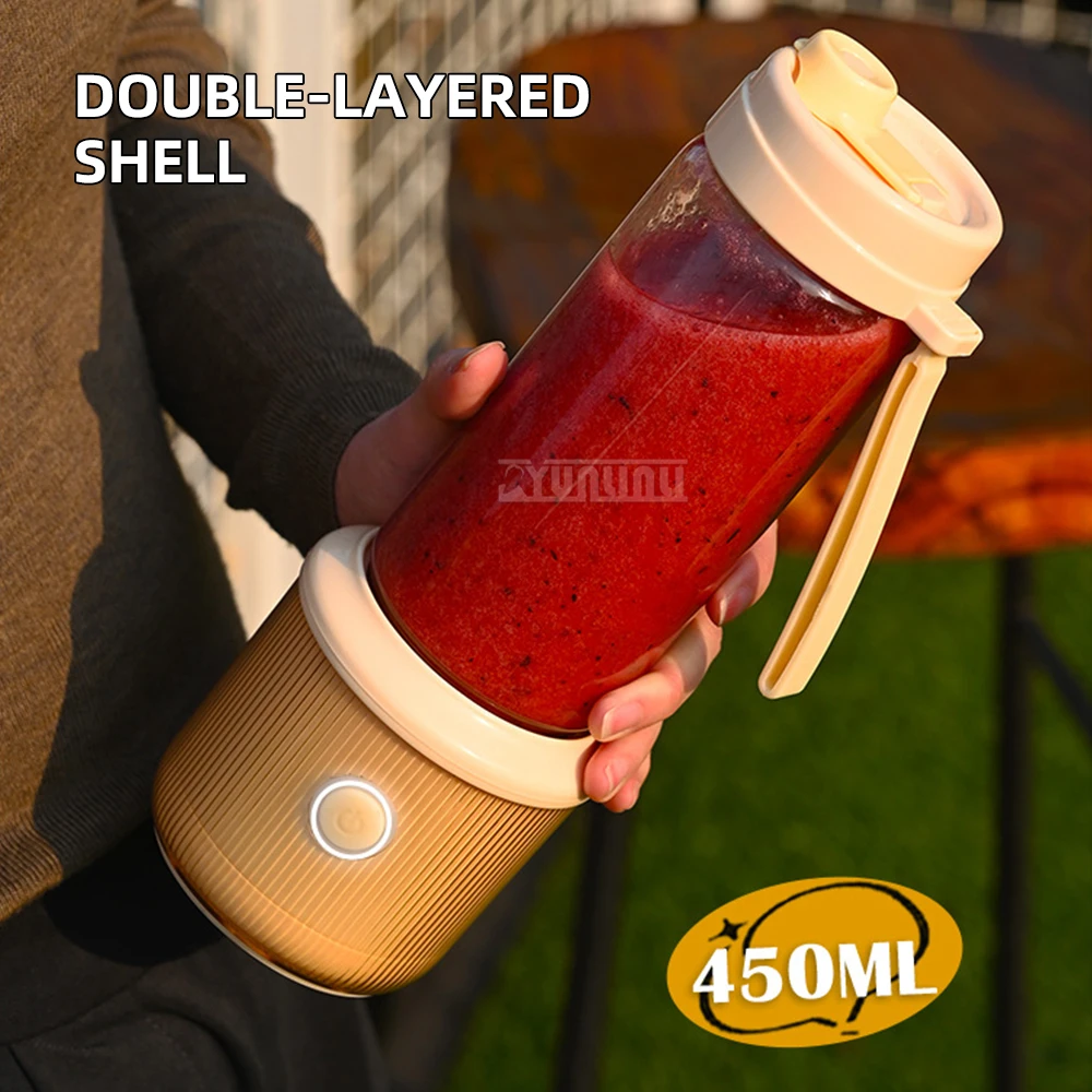 Große Kapazität Tragbare Elektrische Entsafter Multifunktionale Fruchtsaft Tasse Haushalt GN-A15