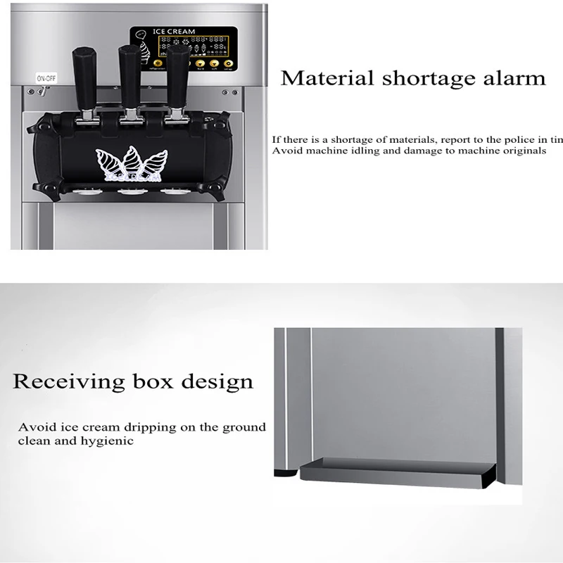 Ice Cream Machine Commercial Automatic Stall Desktop Small Desktop Ice Cream Machine
