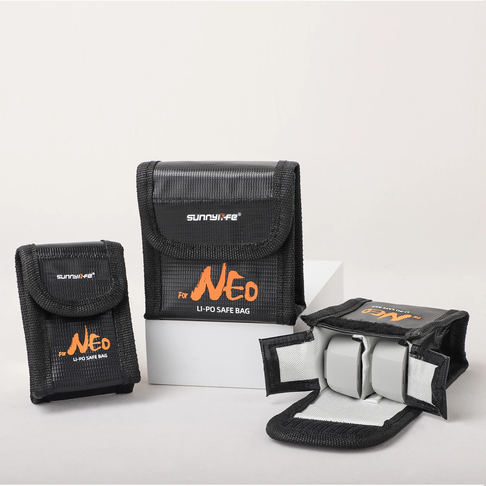 For DJI NEO Battery Explosion Proof Bag Safety Storage Bag Flame Retardant Protective Bag Accessories