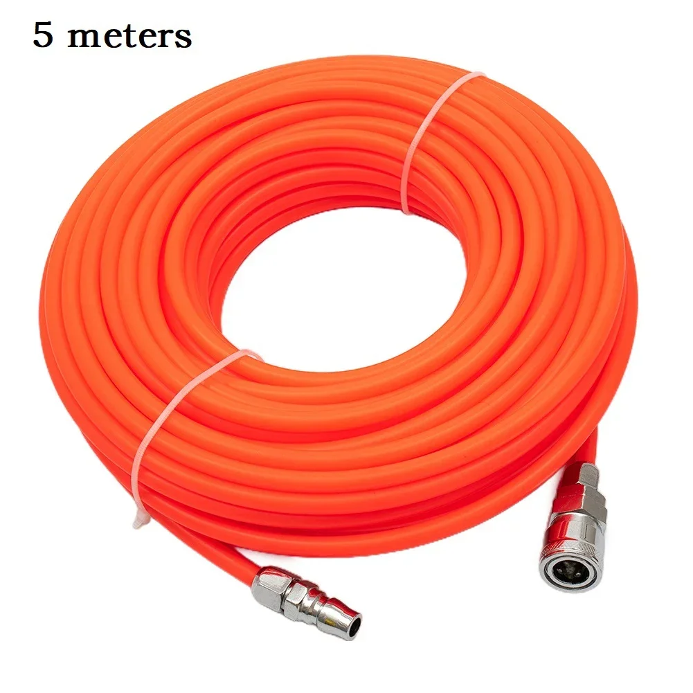 

Pneumatic Straight Pipe Air Compressor Pump Hose 5*8mm Tube With Quick Connector High Pressure Flexible PE Pipe