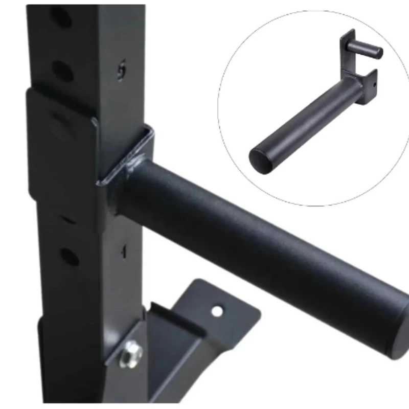 A Pair Quick Disassembly Style Squat Rack, Weight Plate Storage, Barbell Piece Storage Suitable for 3*3 Squat Rack Accessories