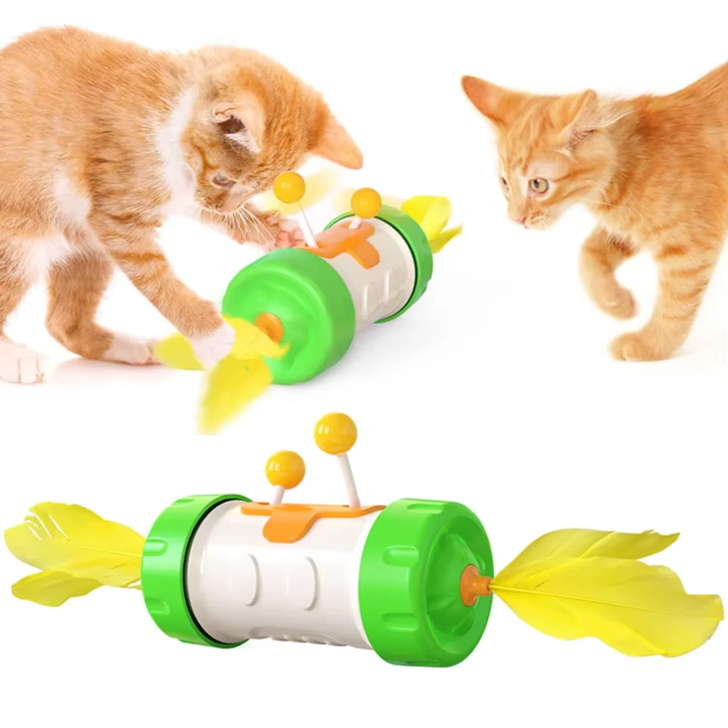 

Toy Interactive Cat Toy Indoor Feather Cat Toy Cat Funny Pet Products