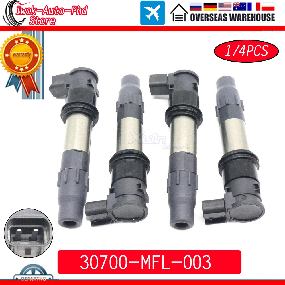 Zündspule passend für Honda Motorrad 30700-MFL-003 2008–2019 129700 -5150 1297005150   30700MFL003 30700 MFL 003