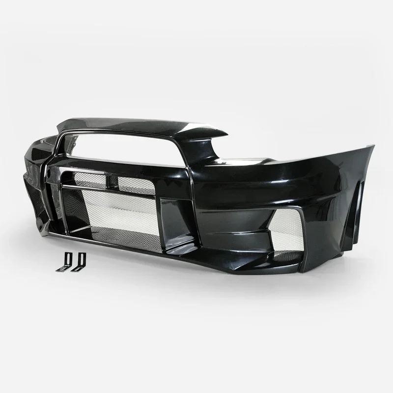 auto body systems bumper For Mitsubishi Evolution EVO 10 X VRSV3 Style FRP Unpainted Front Bumper Kits Surrounding  Bar