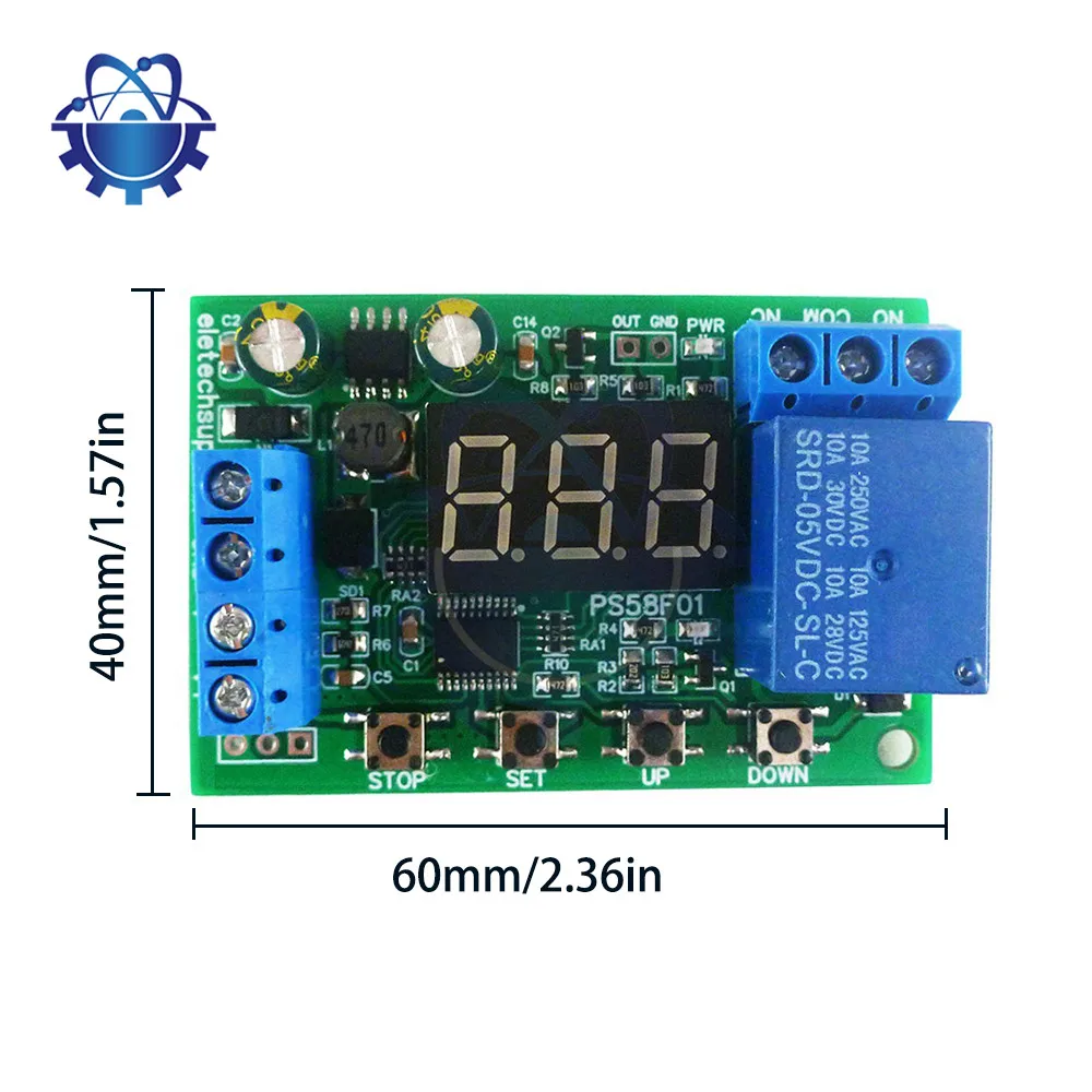 DC0~60V Battery Undervoltage Overvoltage Protection Module Off UPS Lead-Acid 18650 Display Charging Discharging Protection Board