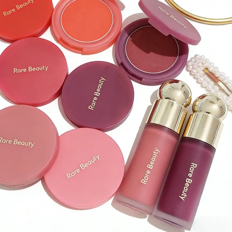 Hot Rare Beauty Happy Hope Mashed Potatoes Blusher Cream Lasting Moisturizer Bliss Believe Worth Liquid Blush Lip Gloss Makeup