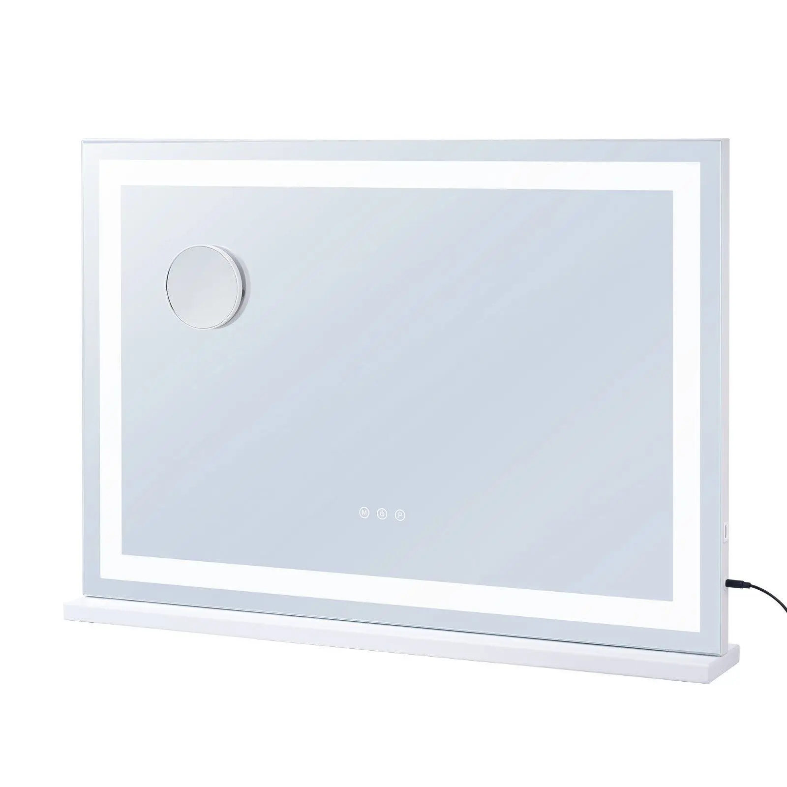 

Lighted Makeup Mirror 3 Color Vanity w/ USB Desktop Wall-mount 31.5x21.7in