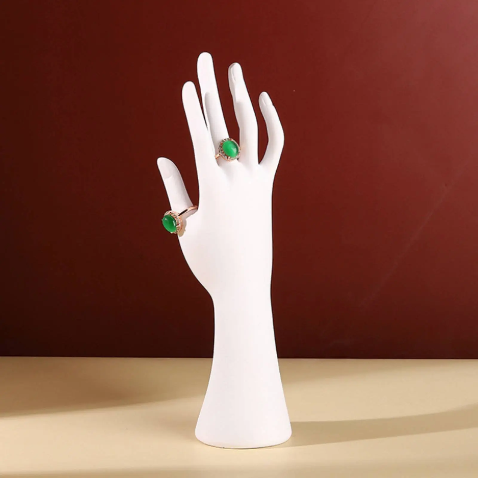

Resin Hand Model Sturdy Band Display Hand Band Bracelet Holder Stable Base Bracelet Holder Stand Colorfast Resistant