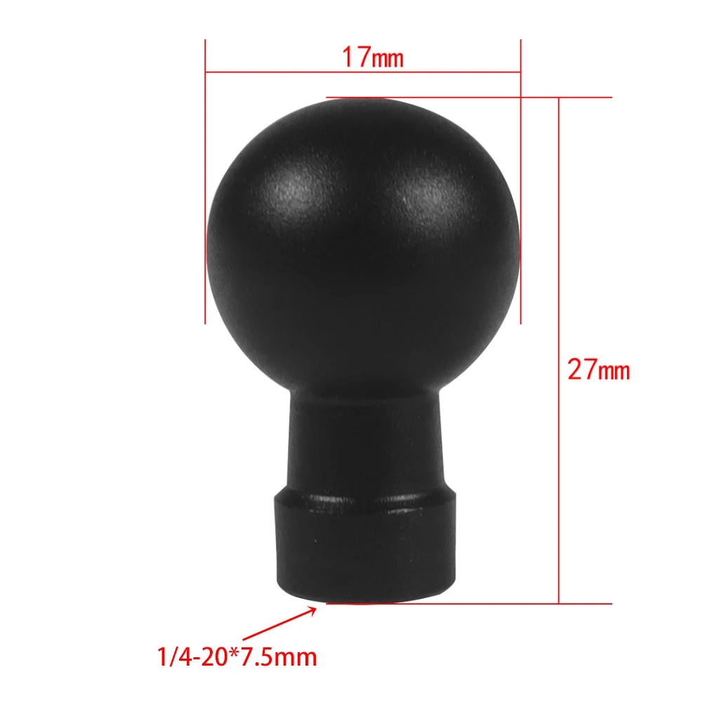 D43mm starke magnetische Sauger-Erweiterungs basis halterung mit 17-mm-Kugelkopf-Adapterhalterung für Telefonst änder Kamera halter Schreibtisch halterung – Detail 7