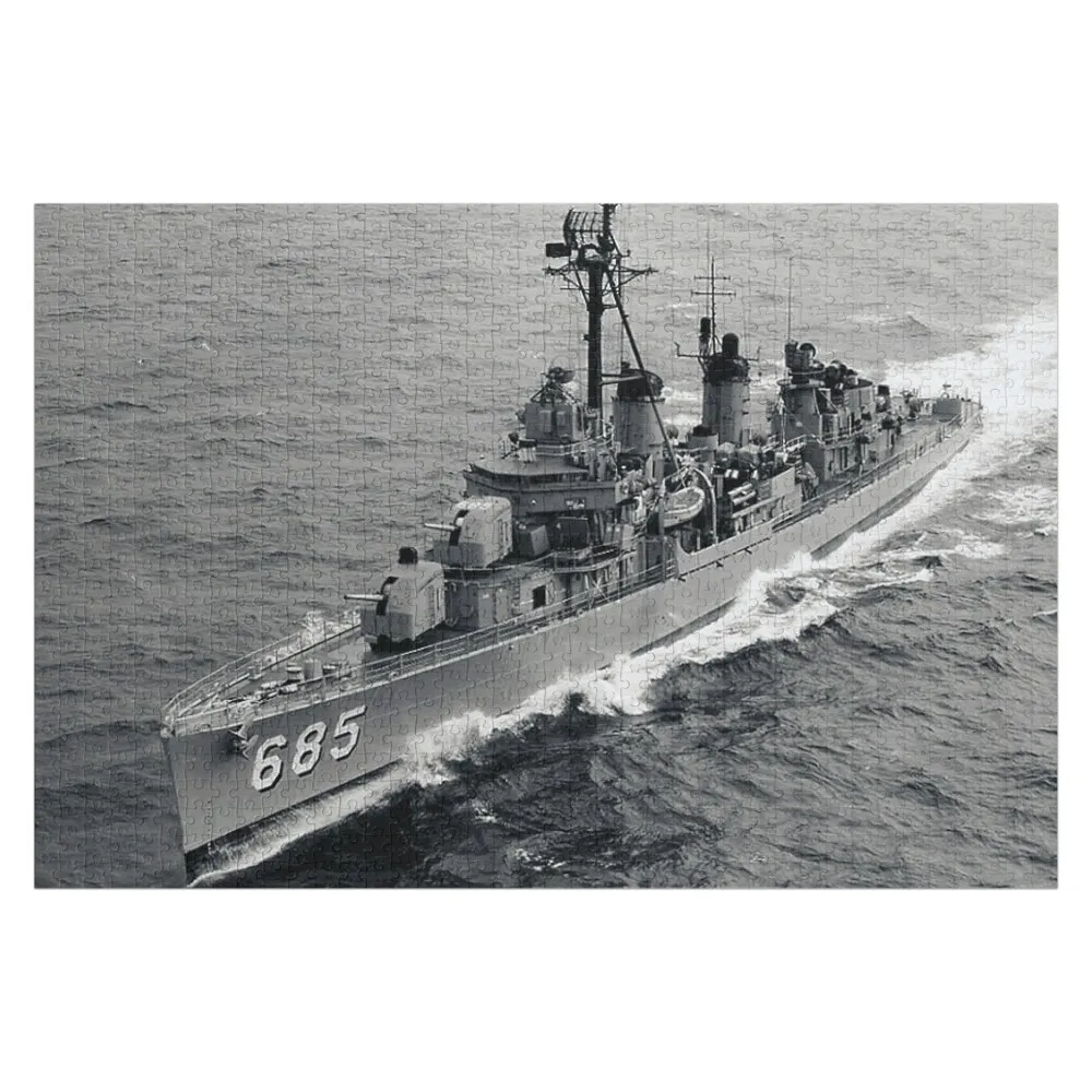 

USS PICKING (DD-685) SHIP'S STORE Jigsaw Puzzle Personalized For Kids Wood Name Customizable Gift Puzzle