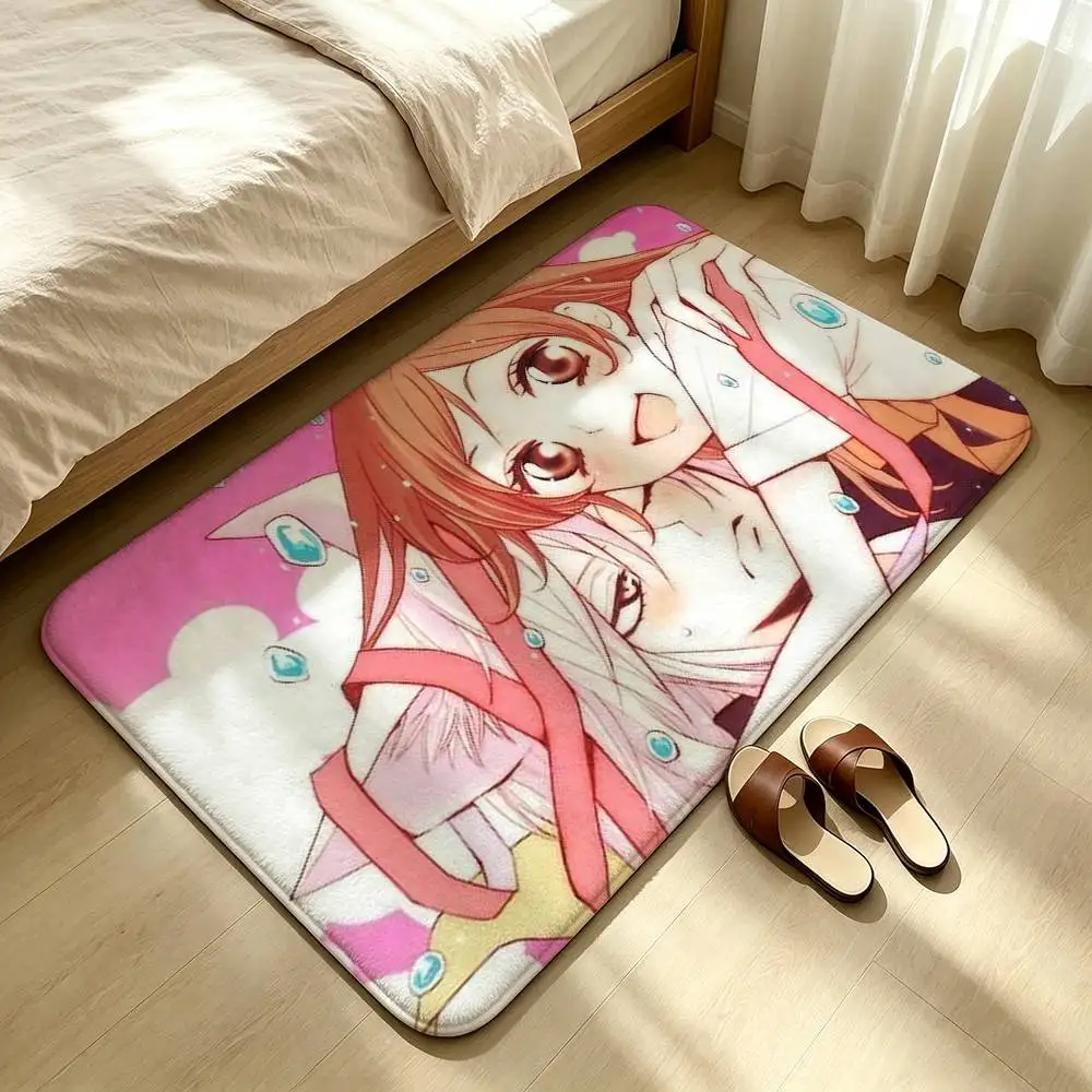 Kamisama Kiss Tomoe x namami Shower Room Absorbent Small Floor Mat Soft Comfortable Decorative Foot Mat