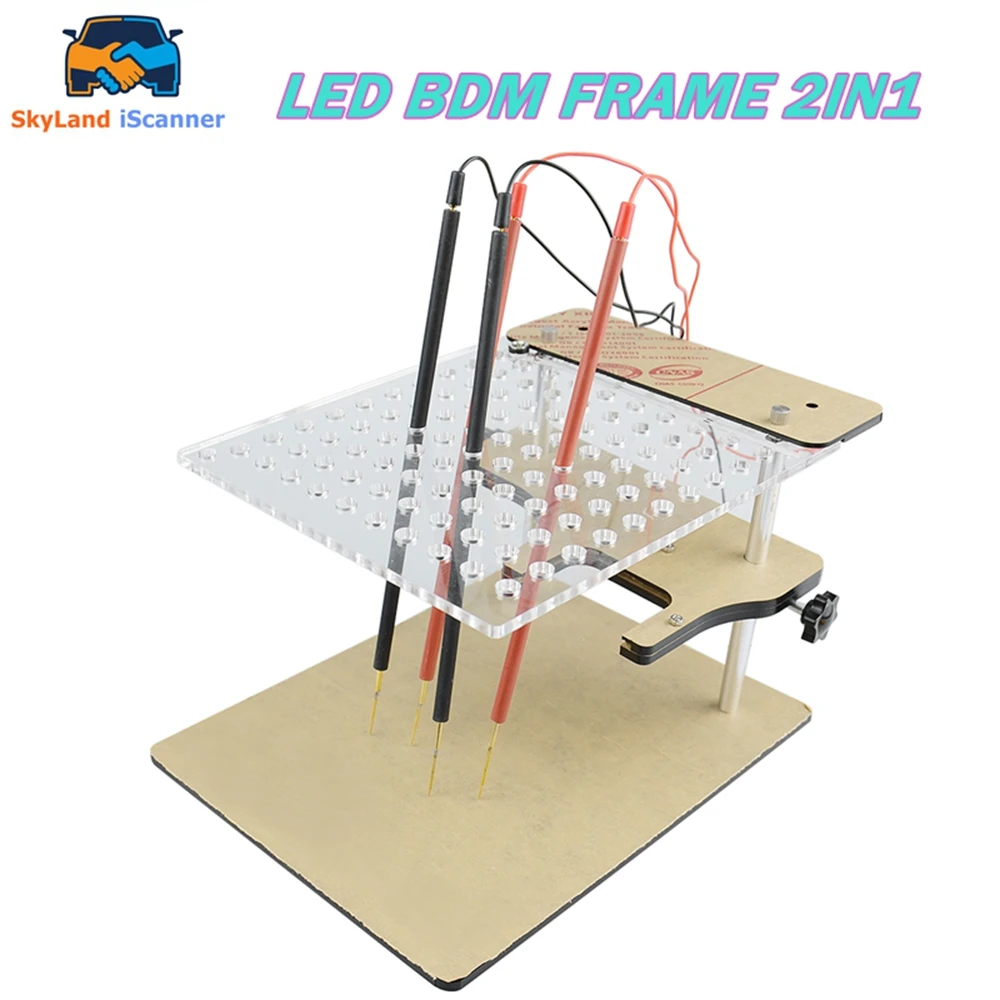 

Светодиодная рамка BDM Зонд BDM Рамка 2в1 Адаптеры ECU Проgammer Чип-тюнинг Инструмент Светодиодный программатор ECU для K-ESS KT-AG FGT-ECH V54