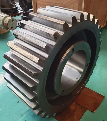 W34CrNiMo6 OEM Large Module Gear Forged Steel Transmission Spur Large Gear