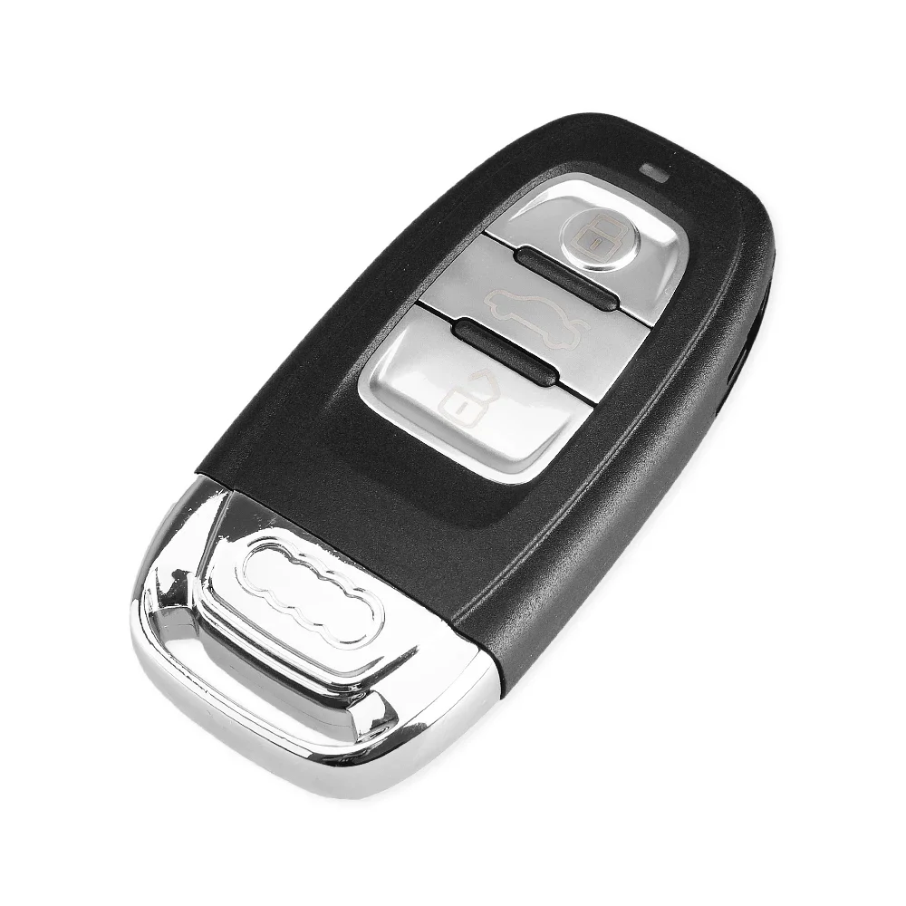 KEYYOU 3 Buttons Car Key Case Cover For Audi A4l A3 A4 A5 A6 A8 Quattro Q5 Q7 A6 A8 HU66 Blade Insert Key