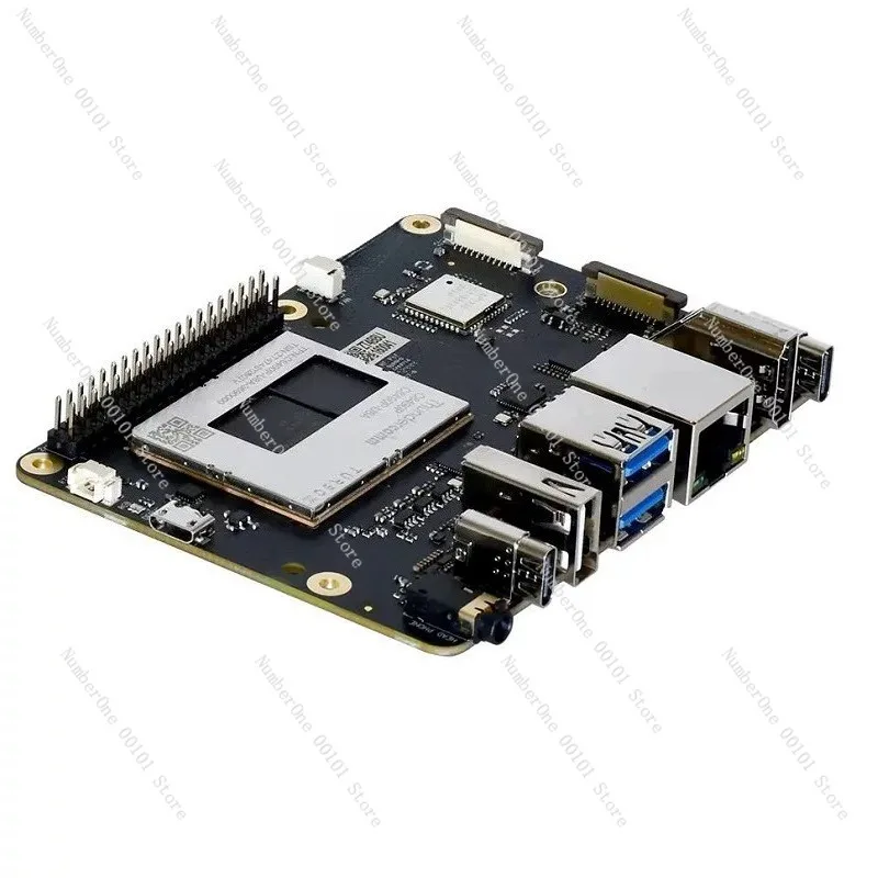 QCS6490 AI Development Board, 8GB RAM 128GB ROM, Support Android & Debian 13 OS, Embedded Edge AI Single Board Computer for Indu