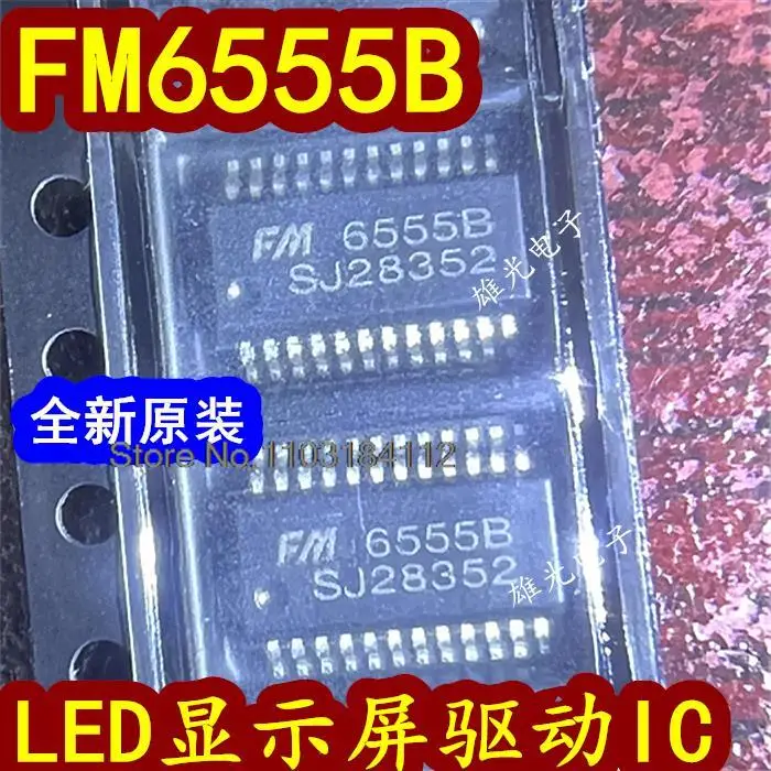 

10PCS/LOT FM6555B 6555B SSOP24 LEDIC