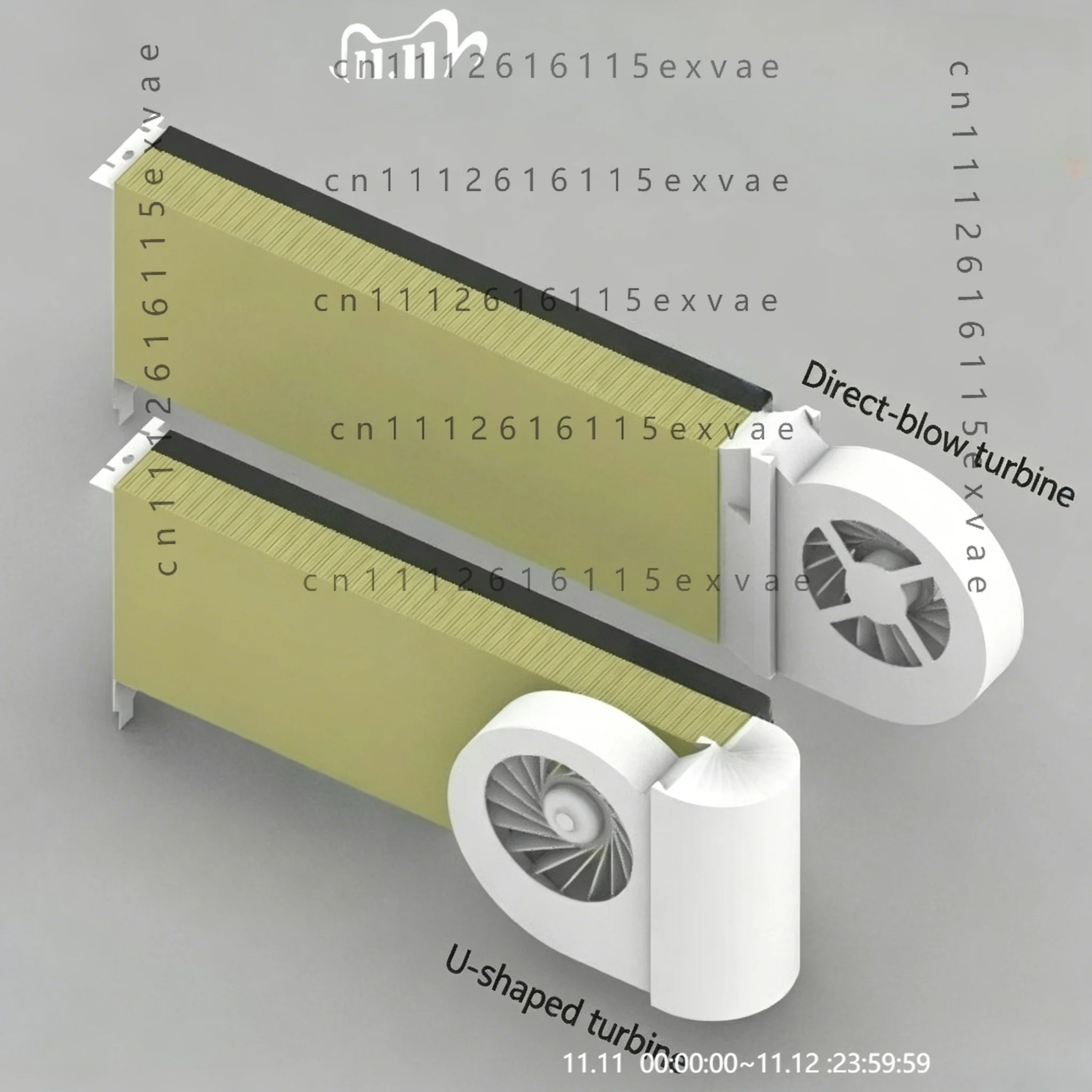 Universal Cooler for Moore Threads MTT S3000 32G Series Default Interface: Mini 4Pin