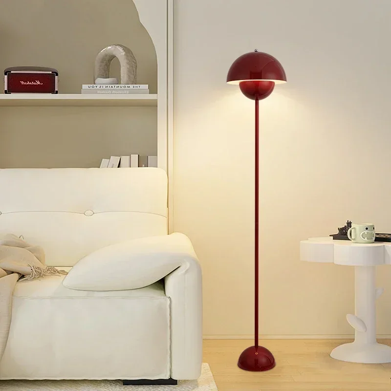 Modern Simple Cream Style High Quality Bud Led Floor Lamp Table Light Desk Lamp With E27 Changeable Bulb For Bedroom Living Room