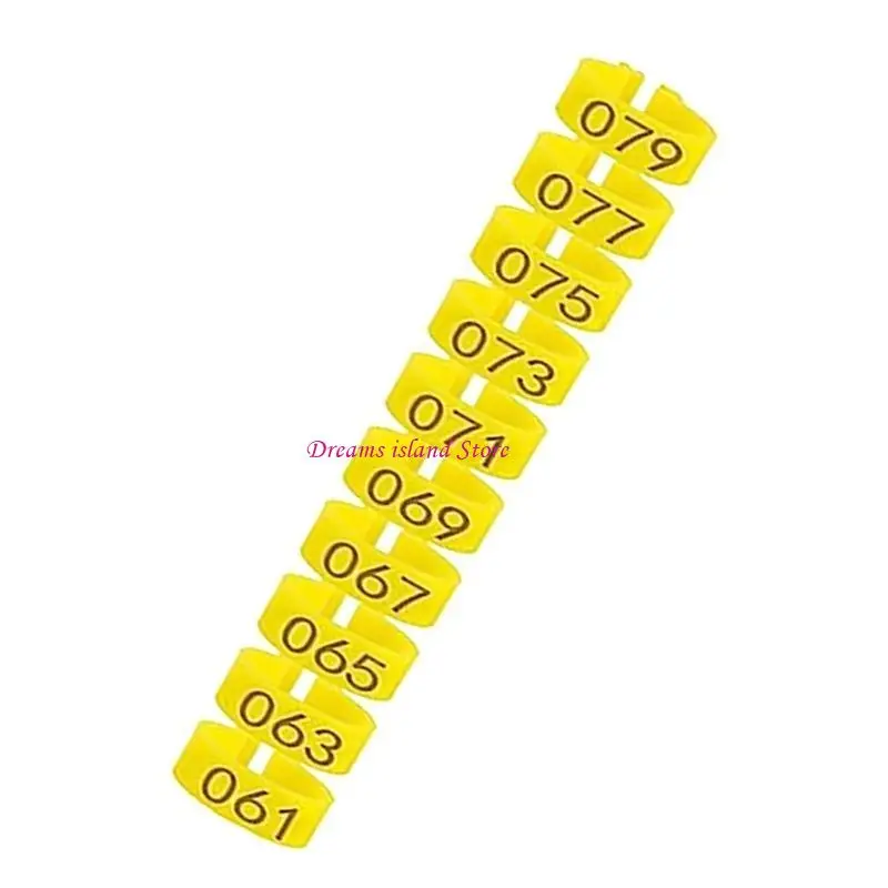 Identificação reutilizável 100pcs