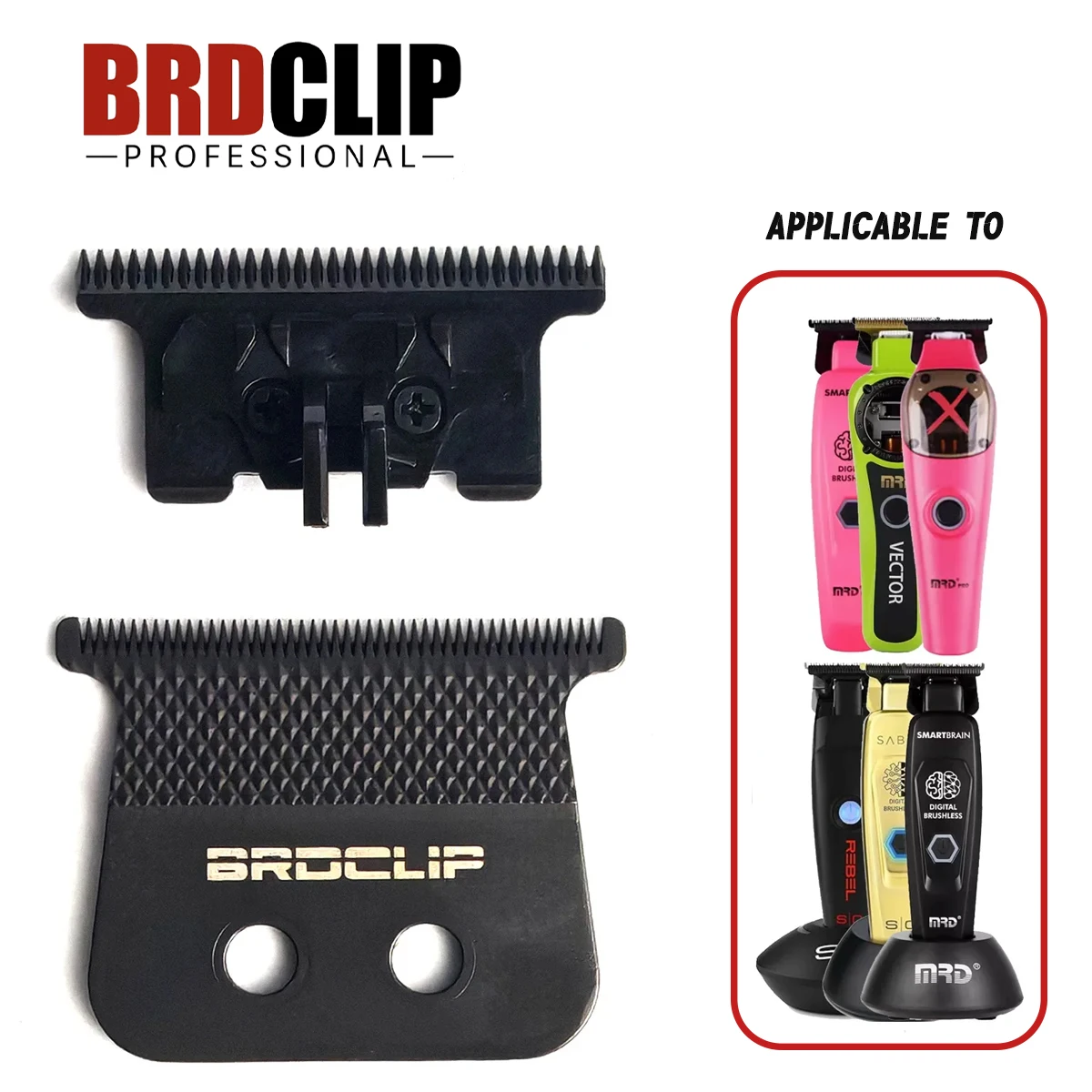 profesional Dragon Scale Texture 440C Steel Diamond Like Coating SC Hair Clipper Blade Rechargeable Clipper Replacement Head