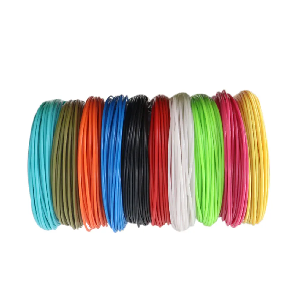 PLA Filament Diameter 1.75MM 3D Printing Consumables 12 Colors Colorless Odorless Safe Consumables Suitable for 3D Printing Pens