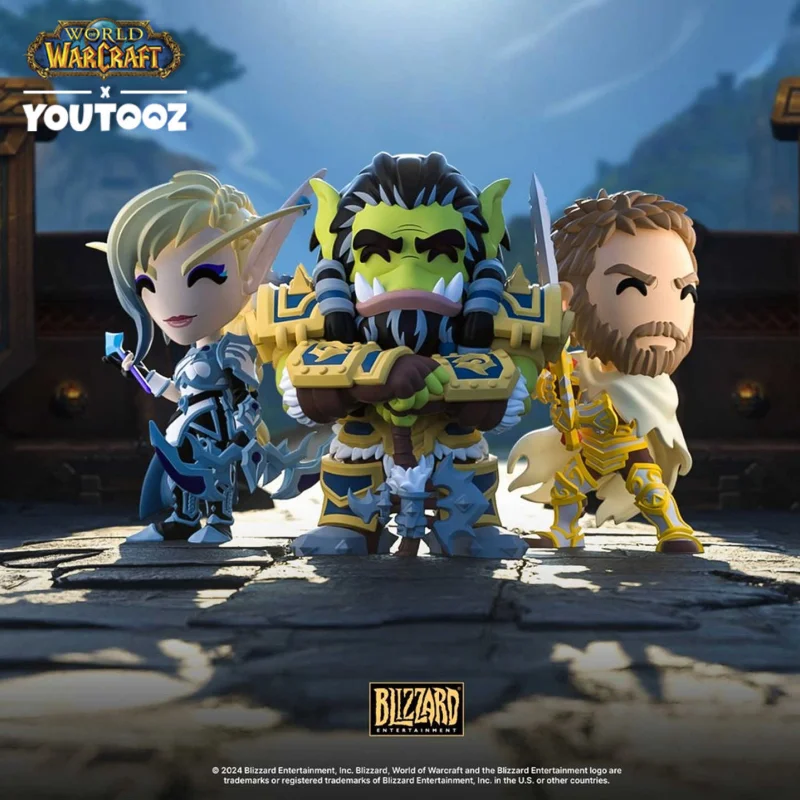 

New in Stock Blizzard World of Warcraft Q Sarr Anduin Alleria Windrunner Game Merchandise Figure Gift