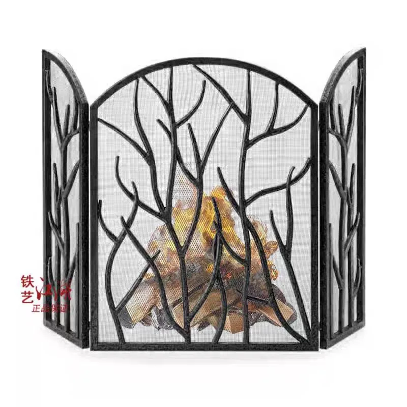 Hood fireplace screen fire fence villa fireplace tools fireplace fence