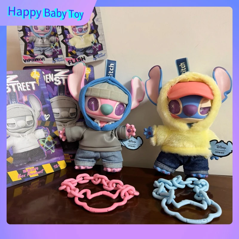 

100%Genuine Disney Stitch Blind Box Genz Street Series Doll Peripherals Trendy Bag Pendant Desktop Decoration Toys Birthday Gift