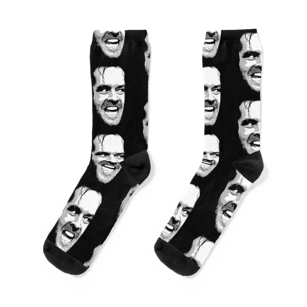 

Shining Jack Nicholson Kubrick Cult Socks man winter gifts New year's Ladies Socks Men's