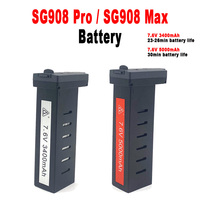 ZLL SG908 MAX Battery 4K Professional Drone 7.6V 3400/5000mAh SG908 Pro Original Battery SG908 Drone Accessories Spare Battery