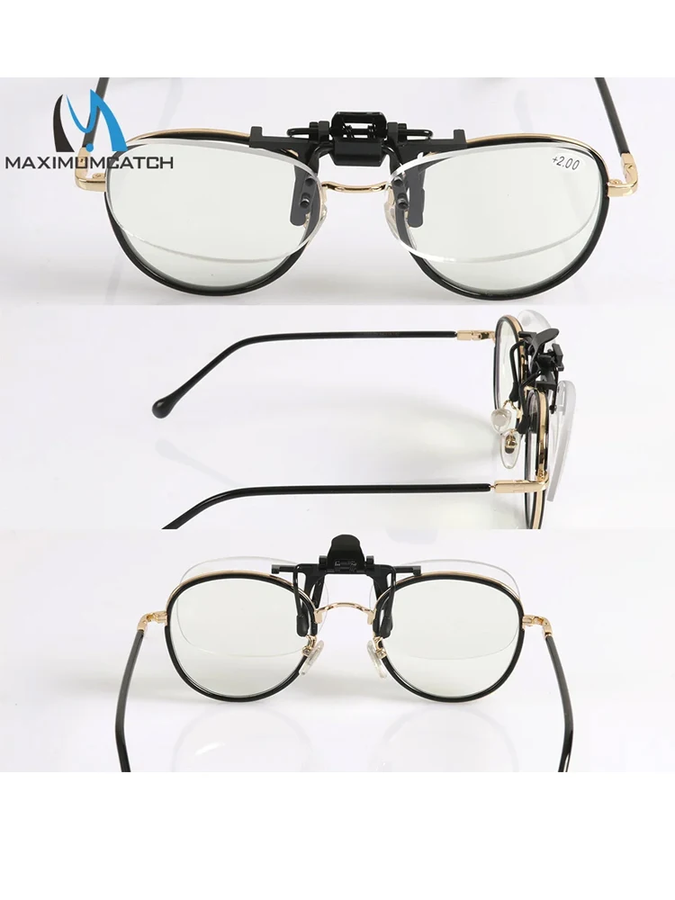 Maximumcatch Clip Presbyopic Square Glasses Przenośne okulary do czytania bez oprawek +1.5 +2.0 +2.5 — zdjęcie 2