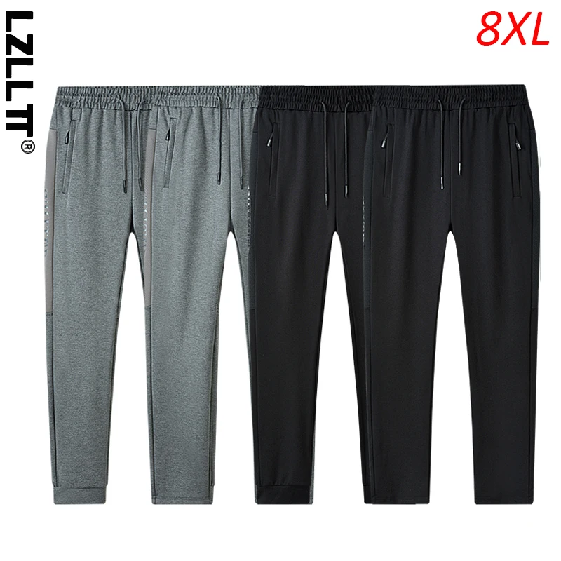 

Autumn Men Breathable Oversize Joggers Casual Pants Sweatpants Mens Sports Running Pant Trousers Male Outdoor Pant Plus Size 8XL