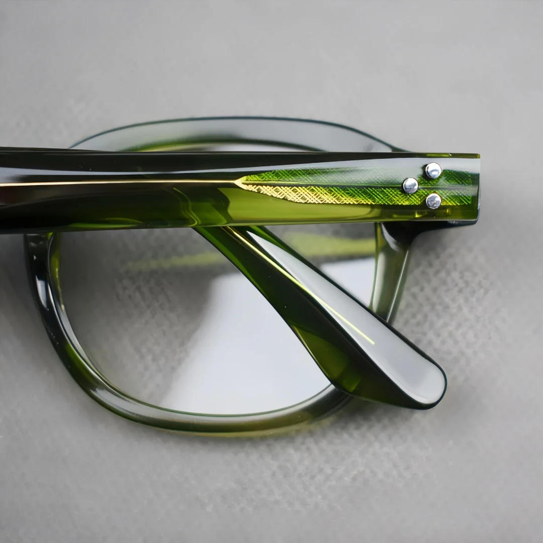 Vintage Acetate Reading Glasses Men Myopia Prescription Glasses Frame Women Luxury Brand Eyewear