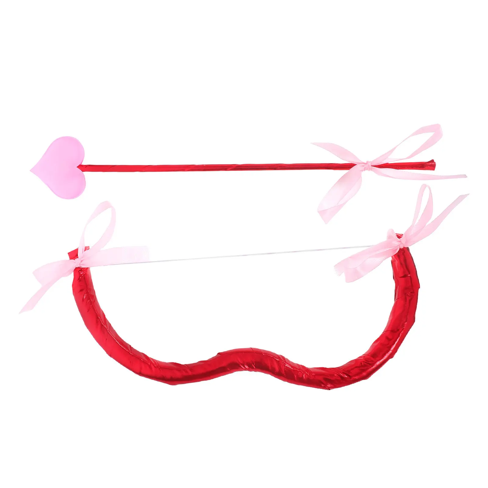 

1 Set Cupid Bow Arrow Prop Lightweight Comfortable Cupid Costume Set Valentines Day Party Photo Props Role Play Cosplay