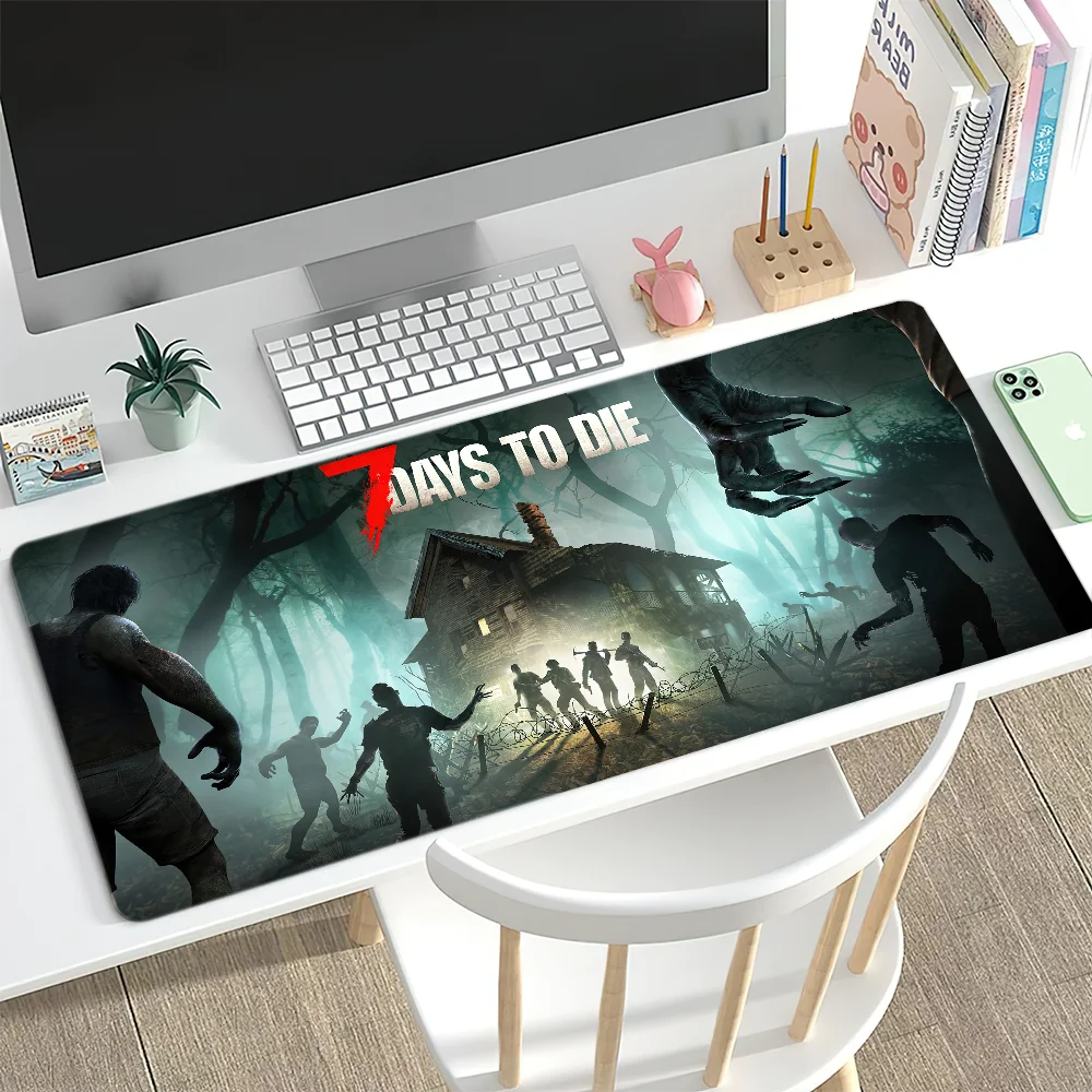7 Days to Die Mouse Pad Desk Mat Large Non-slip Anti-fray Keyboard Ergonomic Office Rubber PC Home Custom - view 6