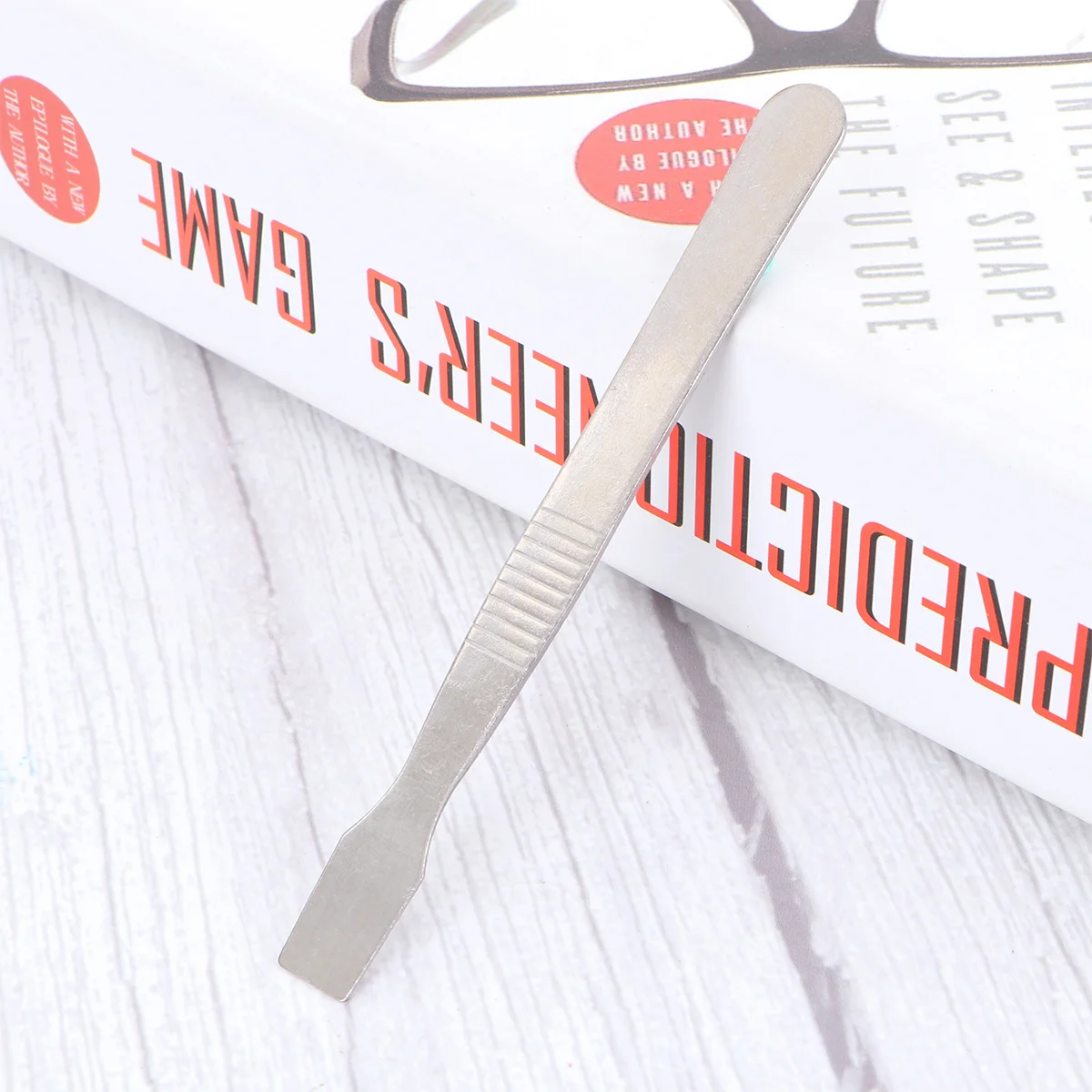 معجون القصدير خلط اللوحي صدفي معدني مفتوح شل أداة مقبض سطحي خطوط مضادة للانزلاق مادة الذاكرة