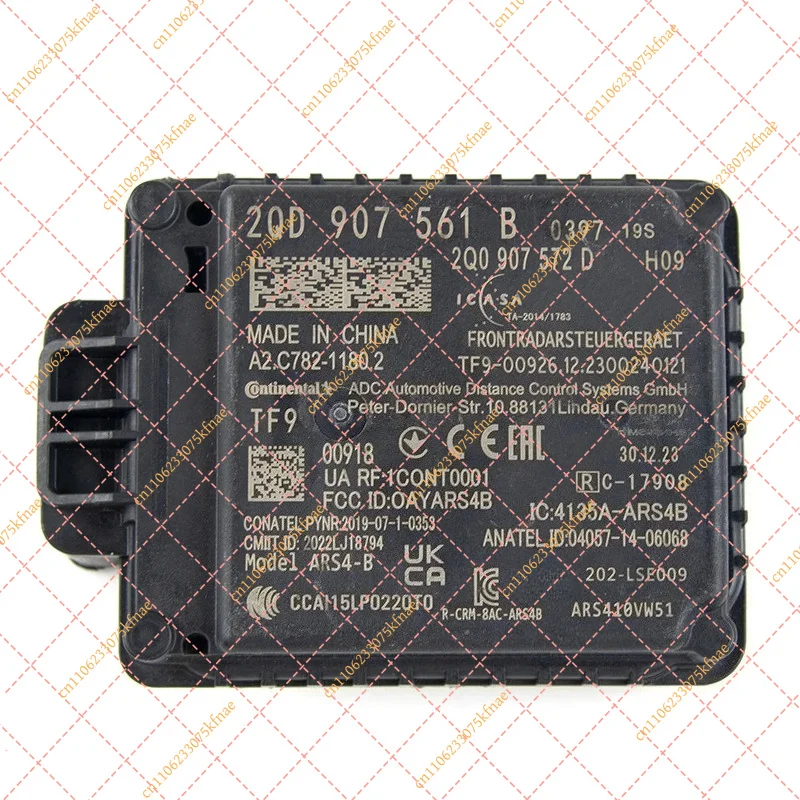 ACC Radar Sensor for VW Jetta MK7 Polo Tayron T-Roc Passat B8 Tiguan MK2 Kodiaq - 2QD907561B Adaptive Cruise Control